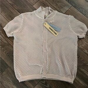 Men’s Handcrafted Sandstone Knitted Shirt - Large